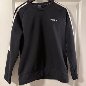 Adidas Men's Black Crewneck thick Sweater NOT FOR SALE